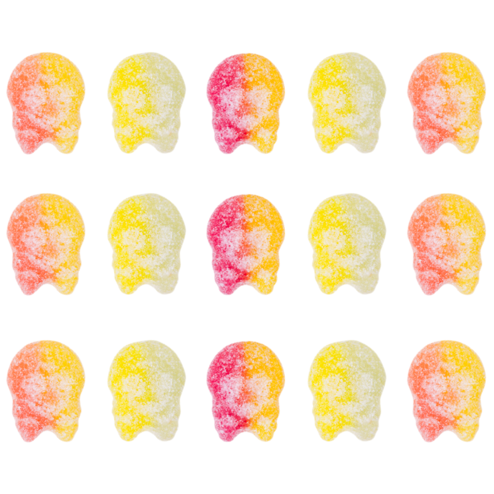 Vegan Mini Sour Skulls Pick And Mix Candy Bulk Bag By Swedish Bubs