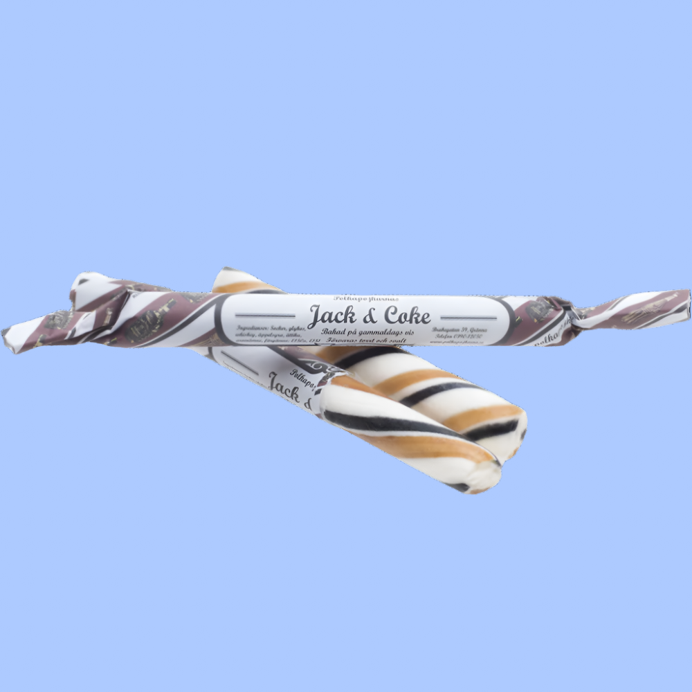 Classic Premium Swedish Candy Canes Cocktail Serie "Jack And Coke" Edition Retail Box