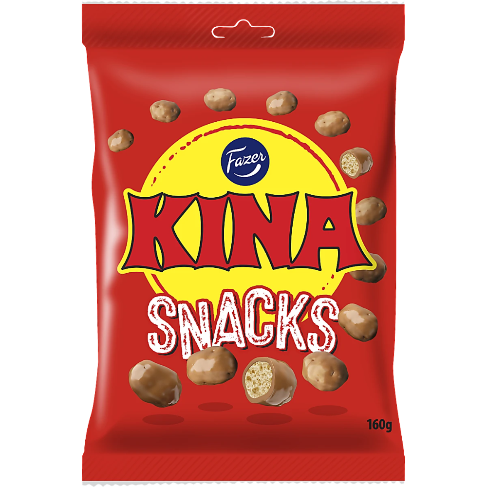 Crispy Chocolate Red Kina Snacks Candy Bag Wholesale Box By Scandinavian Fazer