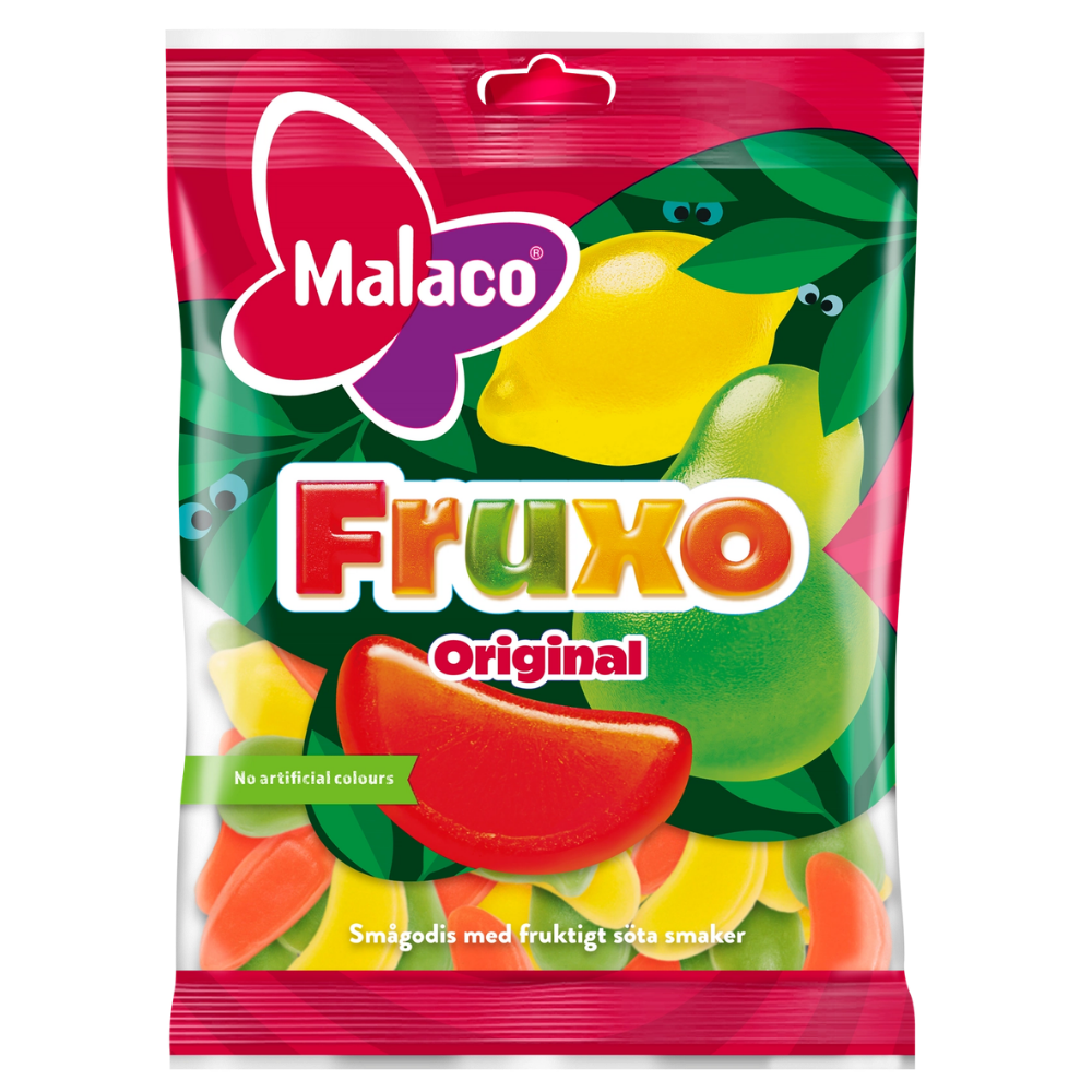 Fruxo Original Candy Bags In Wholesale Cases By Swedish Malaco