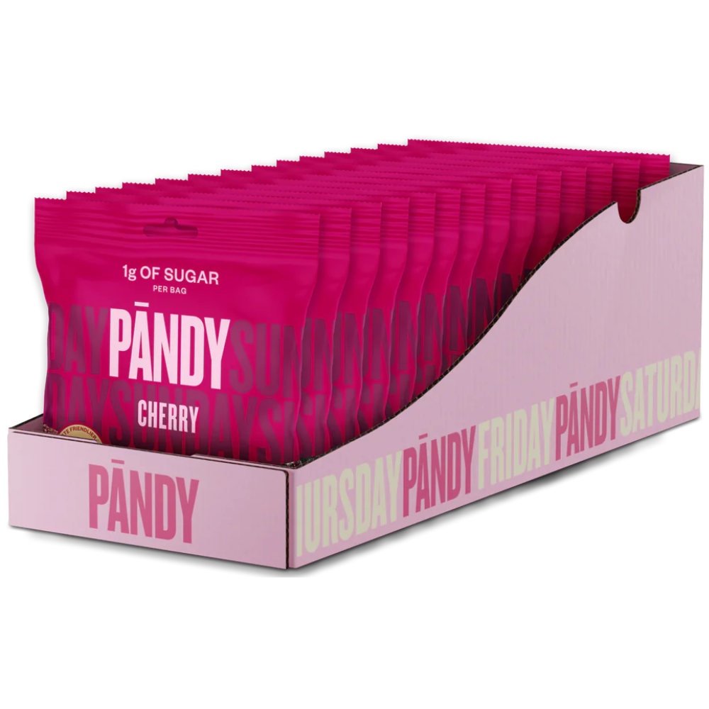 Healthy Low Sugar Candy Cherry Wholesale Box By Swedish Pandy
