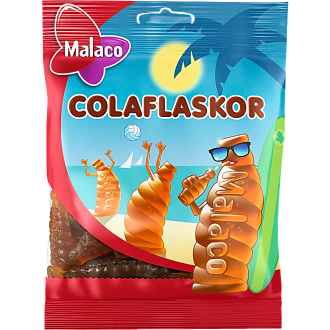 Sweet refreshing Cola Bottles By MalacoSweet refreshing Cola Bottles By Malaco