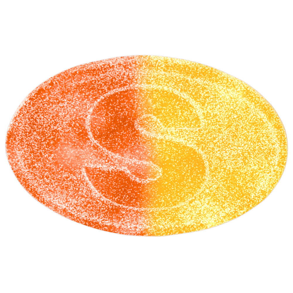 S-Mark Oval Vegan Passionfruit Pick And Mix Bulk Box By Swedish Candy People