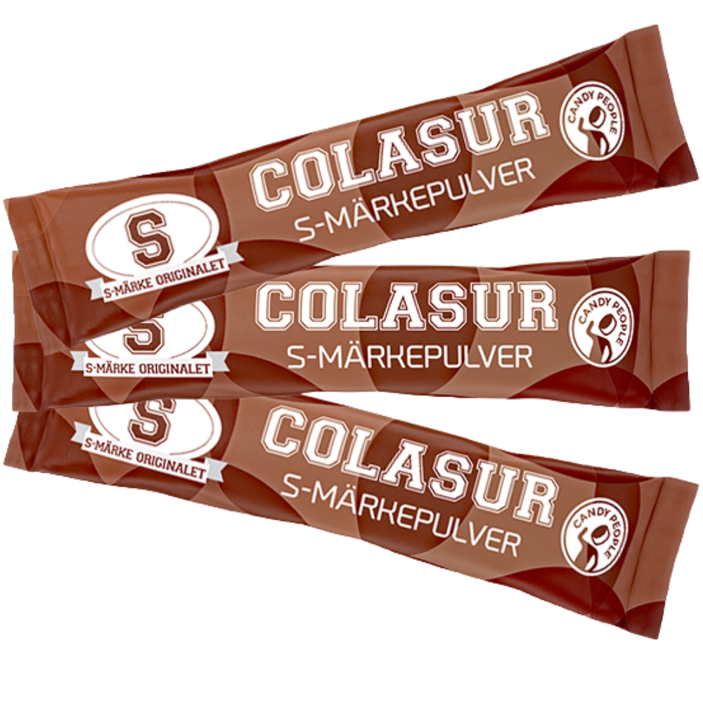 S-Mark Vegan Sour Cola Candy Powder Wholesale Box By Swedish Candy People