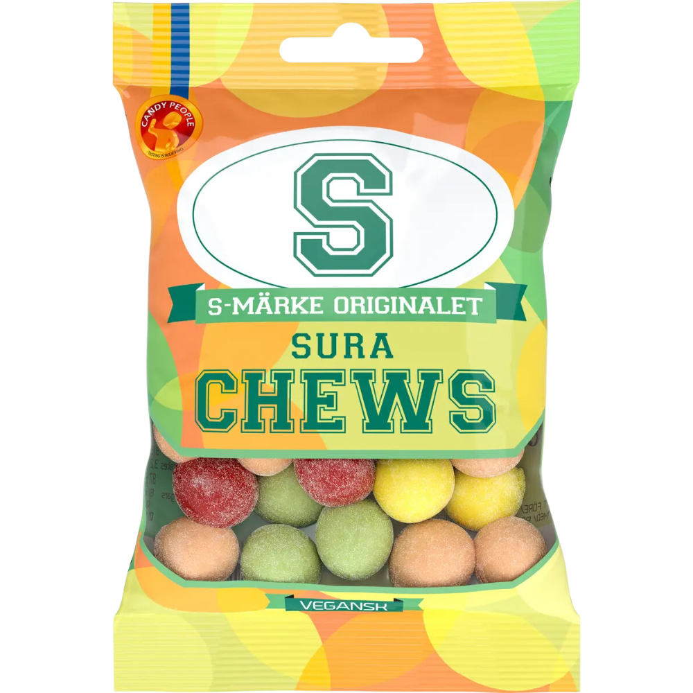 S-Marks Sour Chews Bags Wholesale Box By Swedish Candy People