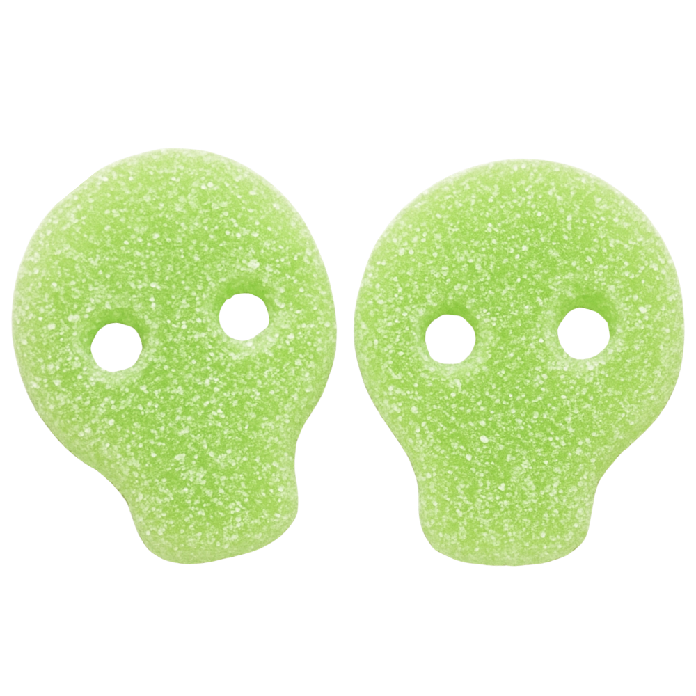 Vegan Lime Skull Wholesale Bulk Box By Swedish Sgab