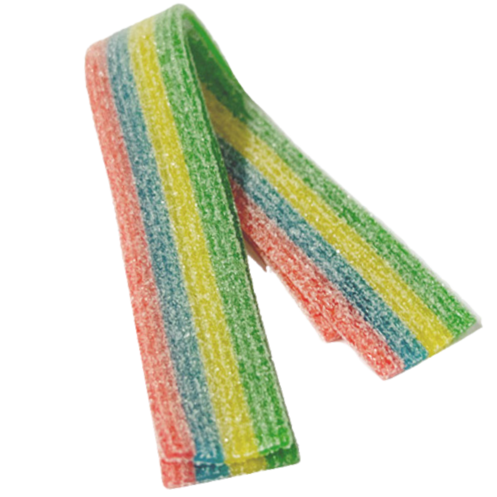 Vegan Sour Rainbow Belts Pick And Mix Bulk Bag By Sweeds Candy