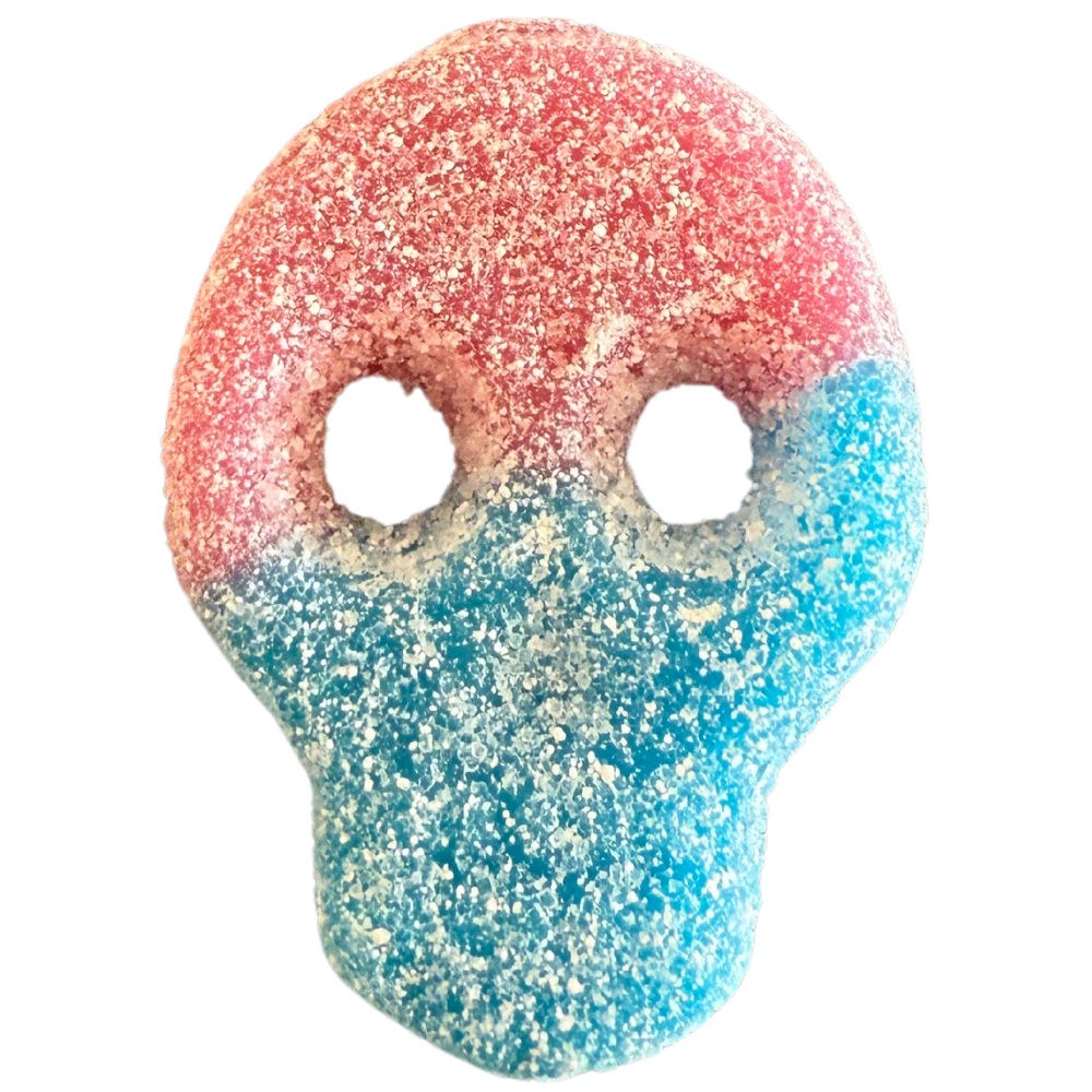 Vegan Veggie Fizzy Skulls Pick And Mix Bulk Bag By Sweeds Candy
