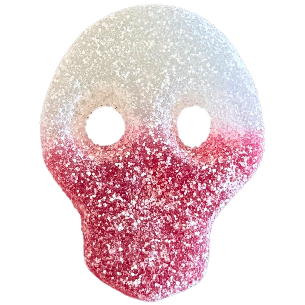 Vegan Veggie Strawberry Vanilla Danish Skulls Wholesale Bulk Bag By Sgab