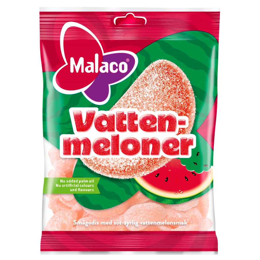 Watermelons Candy Bags In Wholesale Cases By Swedish Malaco