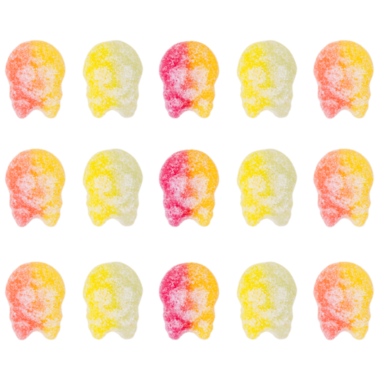 Vegan Mini Sour Skulls Pick And Mix Candy Bulk Bag By Swedish Bubs