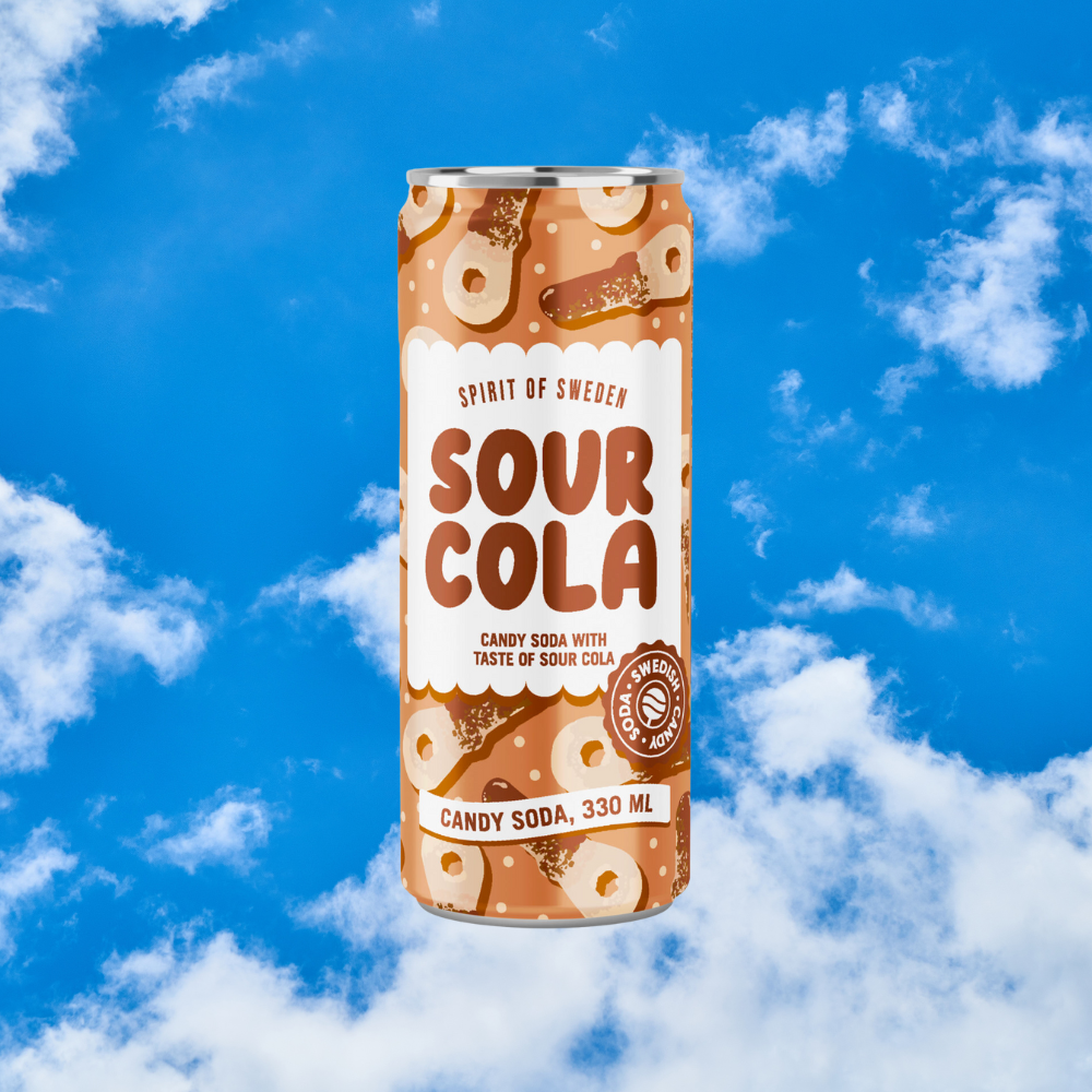 Swedish Sour Cola Candy Soda Bulk Box