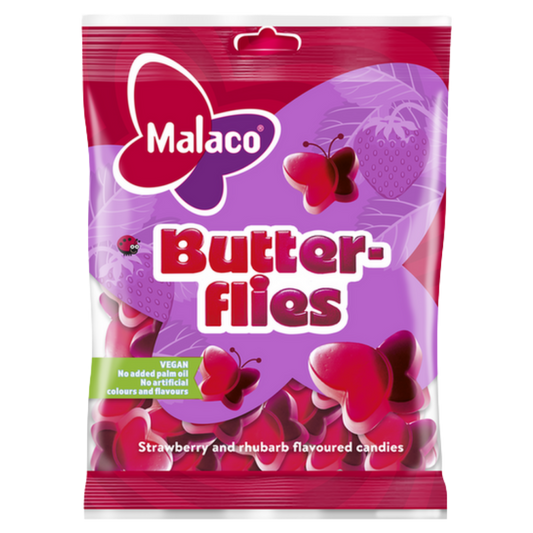 Butterflies Candy Bags In Wholesale Cases By Swedish Malaco