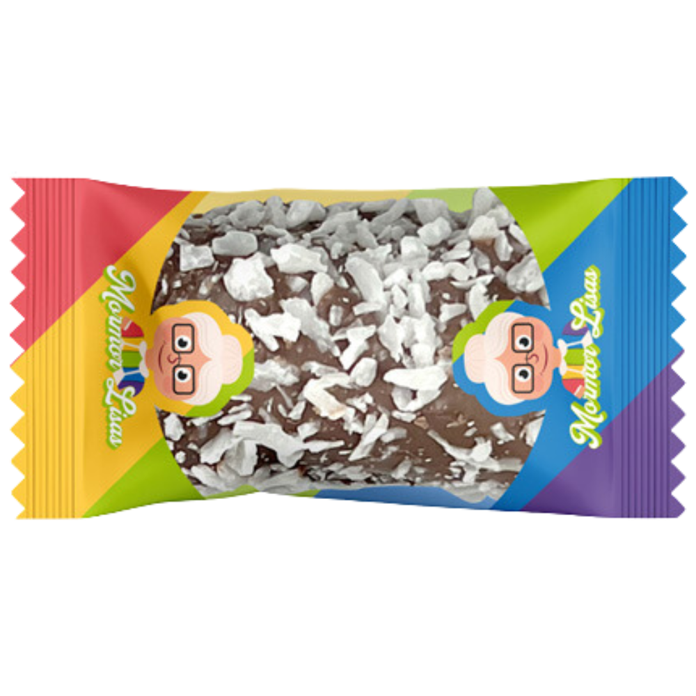 Classic Chocolate Coconut Ball Individually Wrapped Bulk Box By Mormor Lisas