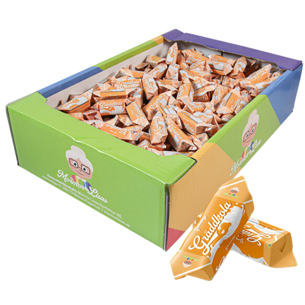 Classic Cream Toffe Individually Wrapped Bulk Box By Mormor Lisas