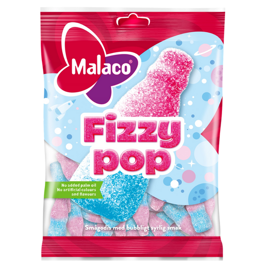 Fizzy Pop Candy Bags In Wholesale Cases By Swedish Malaco