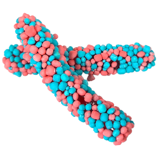 Geeks Worms Blue And Pink Wholesale Bulk Box By Sweeds Candy