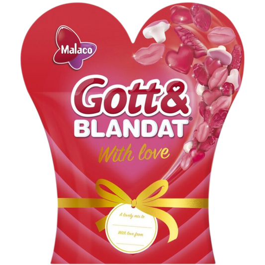 Gott & Blandat With Love Candy Bags Wholesale Box By Swedish Malaco