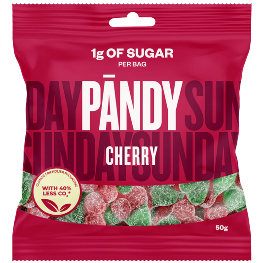 Healthy Low Sugar Candy Cherry Bulk Box By Swedish Pandy