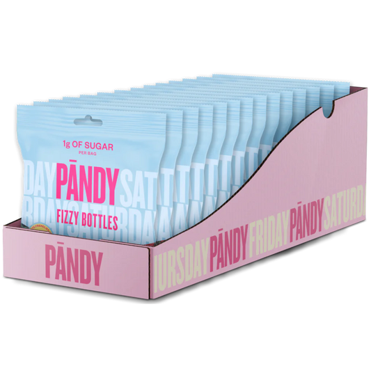 Healthy Low Sugar Candy Fizzy Bottles Wholesale Box By Swedish Pandy