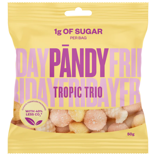 Healthy Low Sugar Candy Tropic Trio Bulk Box By Swedish Pandy
