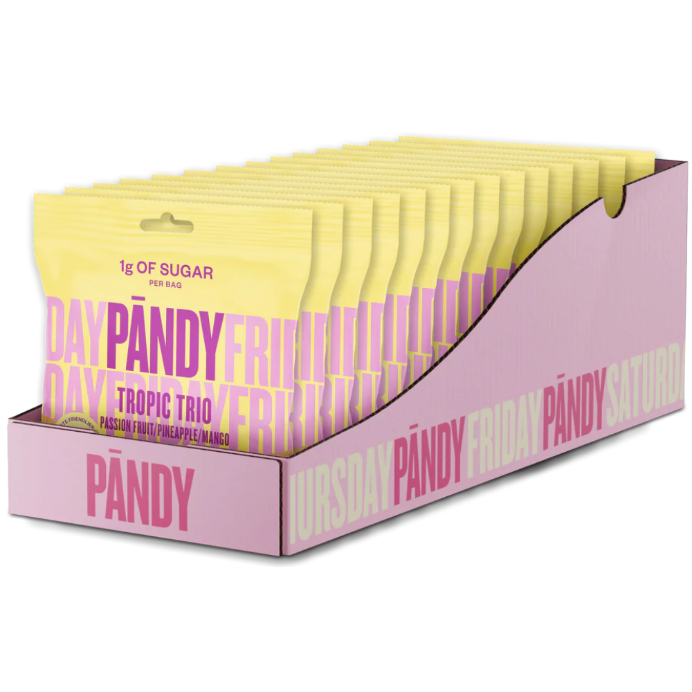 Healthy Low Sugar Candy Tropic Trio Wholesale Box By Swedish Candy