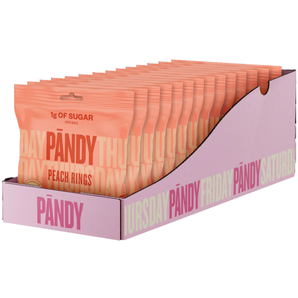 Healthy Low Sugar Peach Rings Candy Wholesale Bulk By Swedish Candy