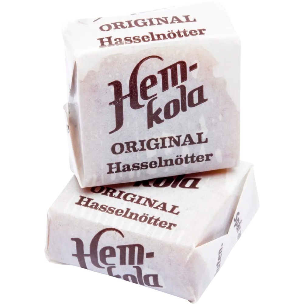 Hemkola Original Hazelnut Flavored Chewy Toffees Pick And Mix Bulk Box