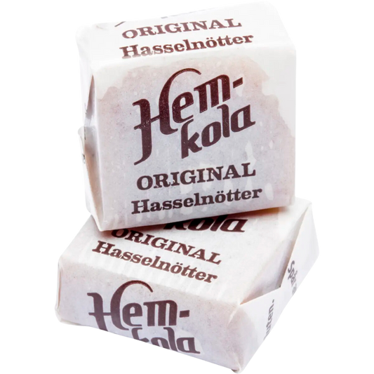 Hemkola Original Hazelnut Flavored Chewy Toffees Pick And Mix Bulk Box