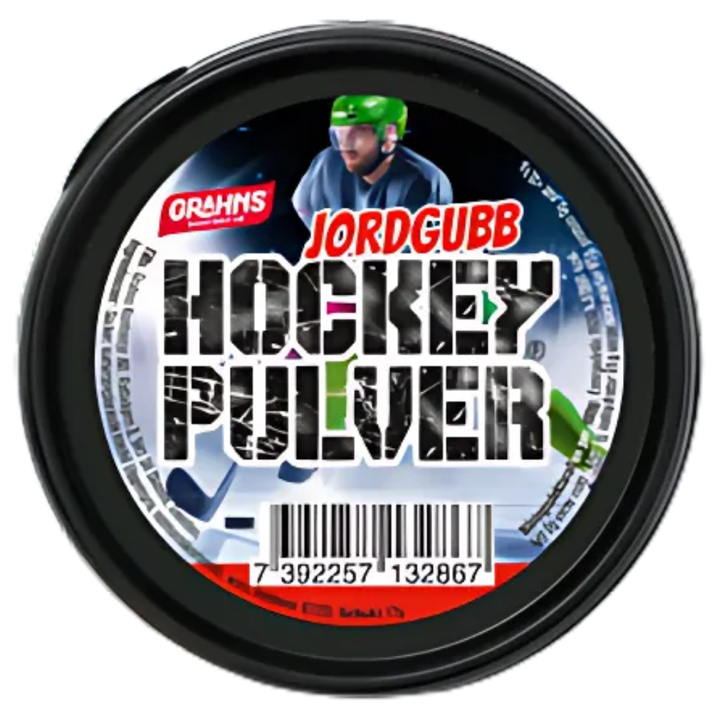 Hockey Strawberry Powder Candy By Swedish Grahns