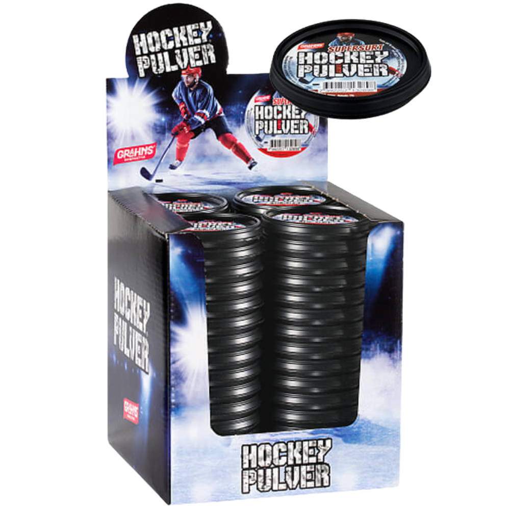 Hockey Super Sour Powder Candy Wholesale Box By Swedish Grahns