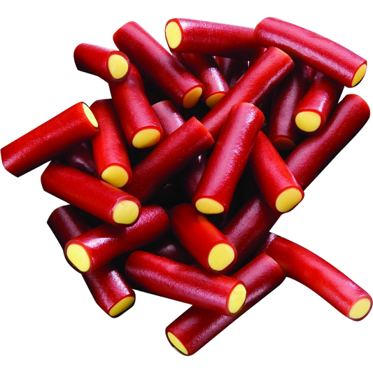 Strawberry and Raspberry Flavored Sticks Pick and Mix Bulk Box by Toms