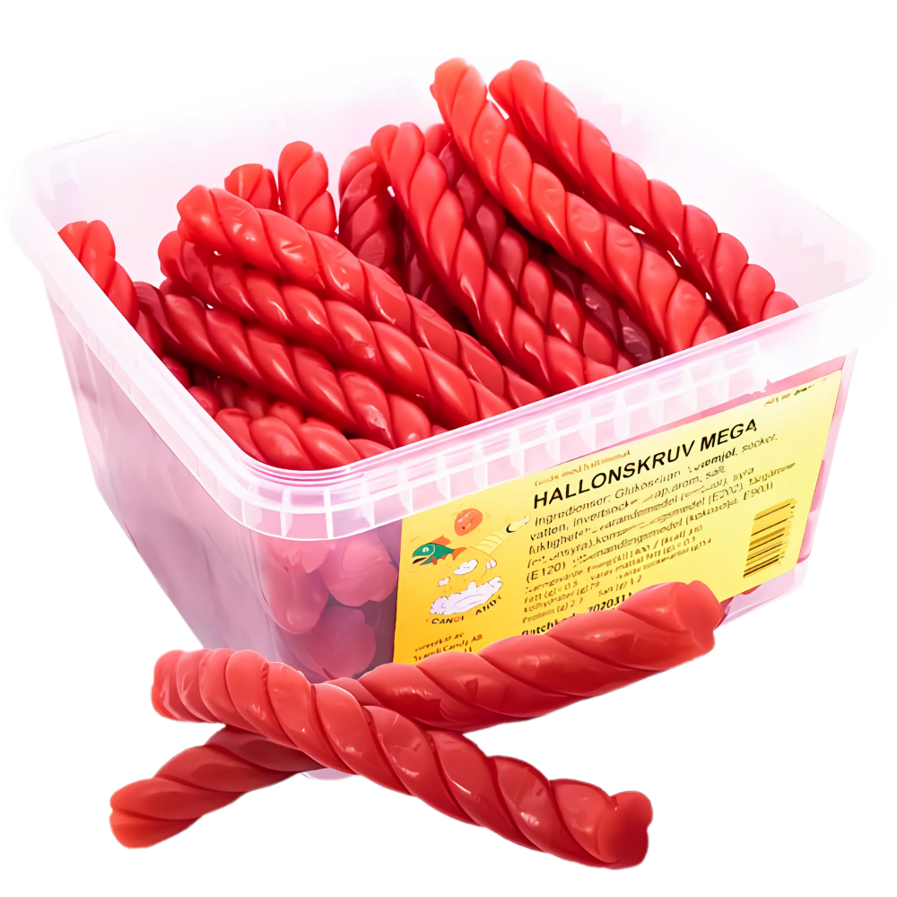 Bulk Raspberry Gummies Mega Raspberry Screws Pick And Mix Bulk Box By Scandi Candy