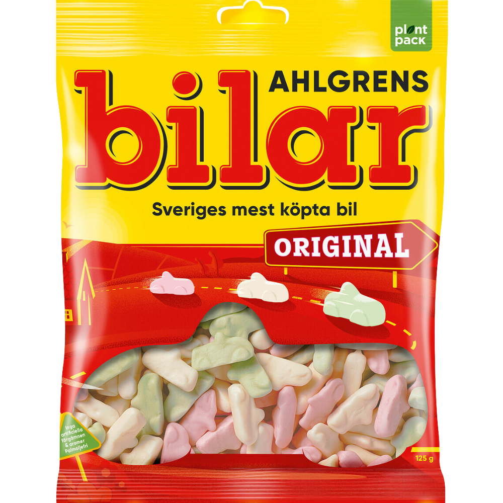 Original Gummy Candy Bags Wholesale Box By Swedish Ahlgrens Bilar