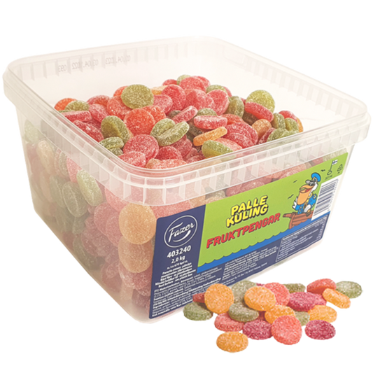 Palle Kuling Fruit Coins Pick And Mix Bulk Box By Scandinavian Fazer