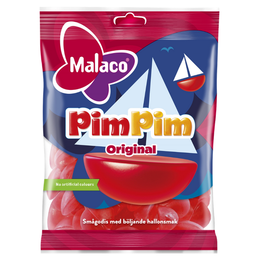 Pim Pim Original Candy Bags In Wholesale Cases By Swedish Malaco