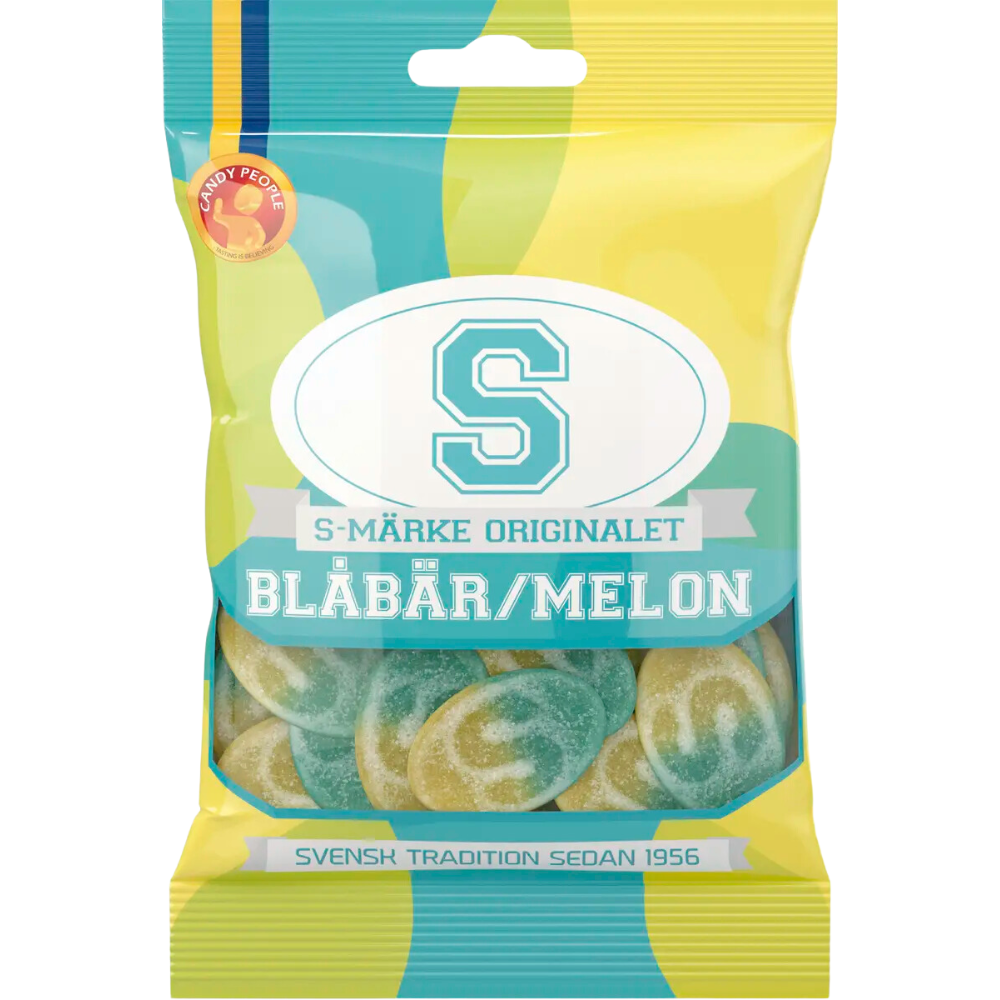 S-Mark Blueberry Watermelon Bags Wholesale Box By Swedish Candy People