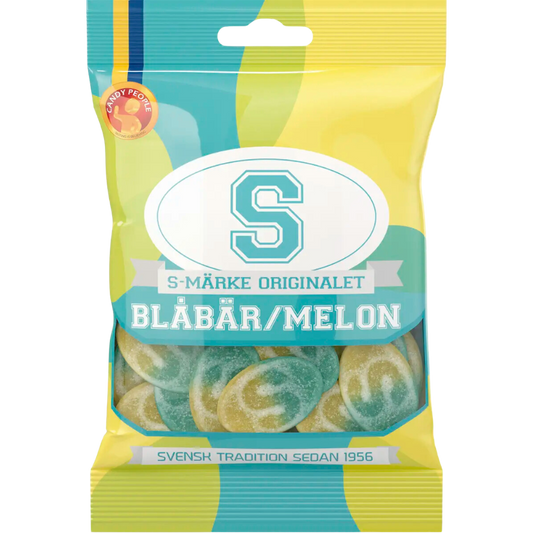 S-Mark Blueberry Watermelon Bags Wholesale Box By Swedish Candy People