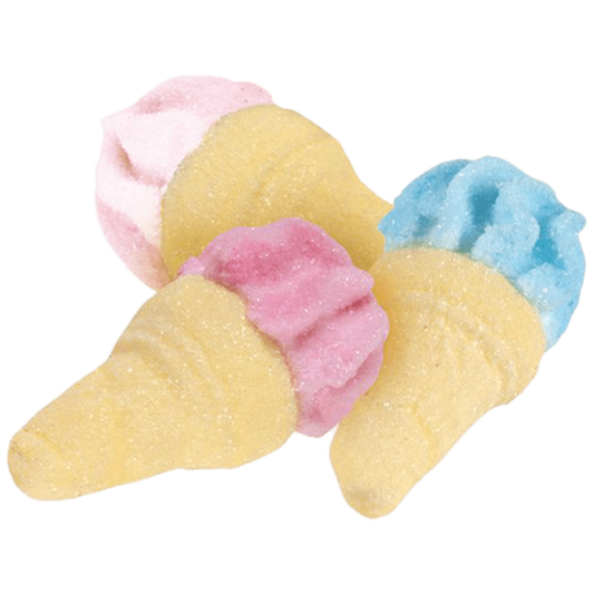 Small Soft Marshmallow Ice Cream Cones Wholesale Bulk Box By Bulgari