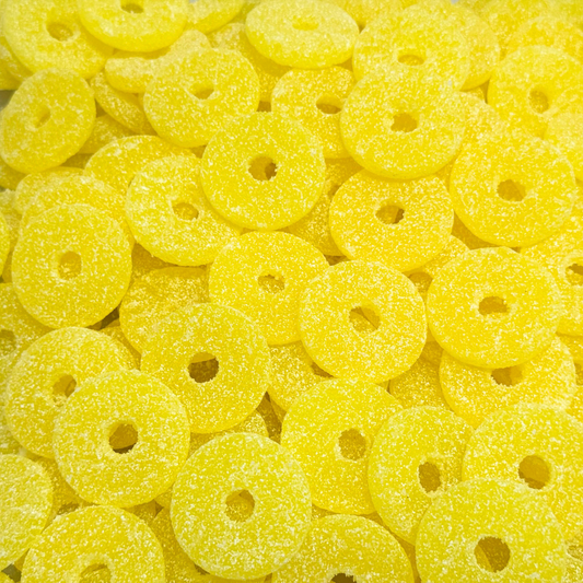 Sour Pineapple Rings Wholesale Bulk Box By Sgab