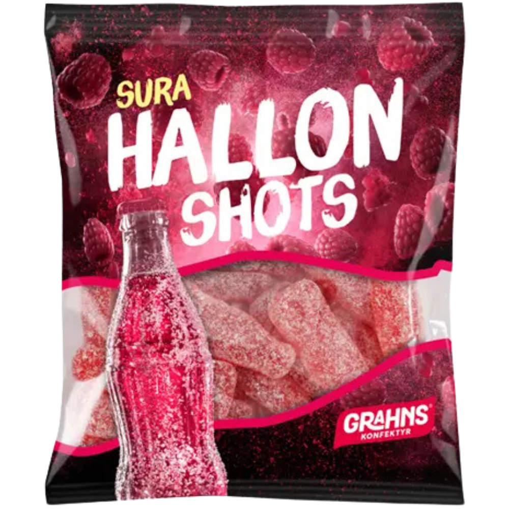 Sour Raspberry Chips Sour Raspberry Shots Candy Bags Wholesale Box By Grahns