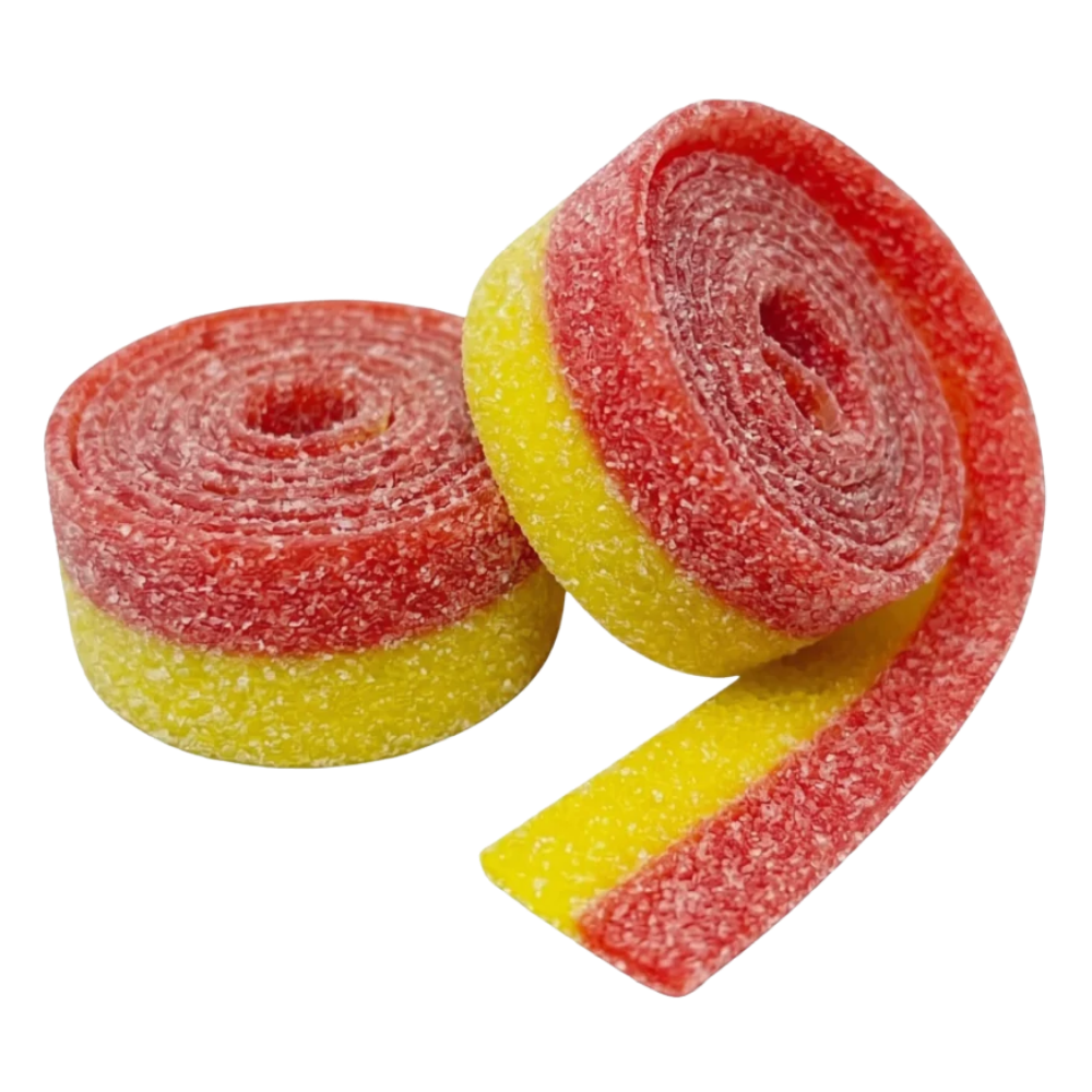 Sour Strawberry Lemon Rolls Wholesale Bulk Box By Vidal