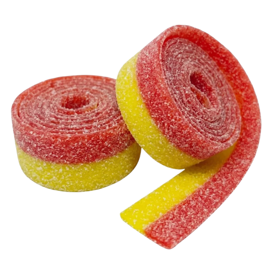 Sour Strawberry Lemon Rolls Wholesale Bulk Box By Vidal