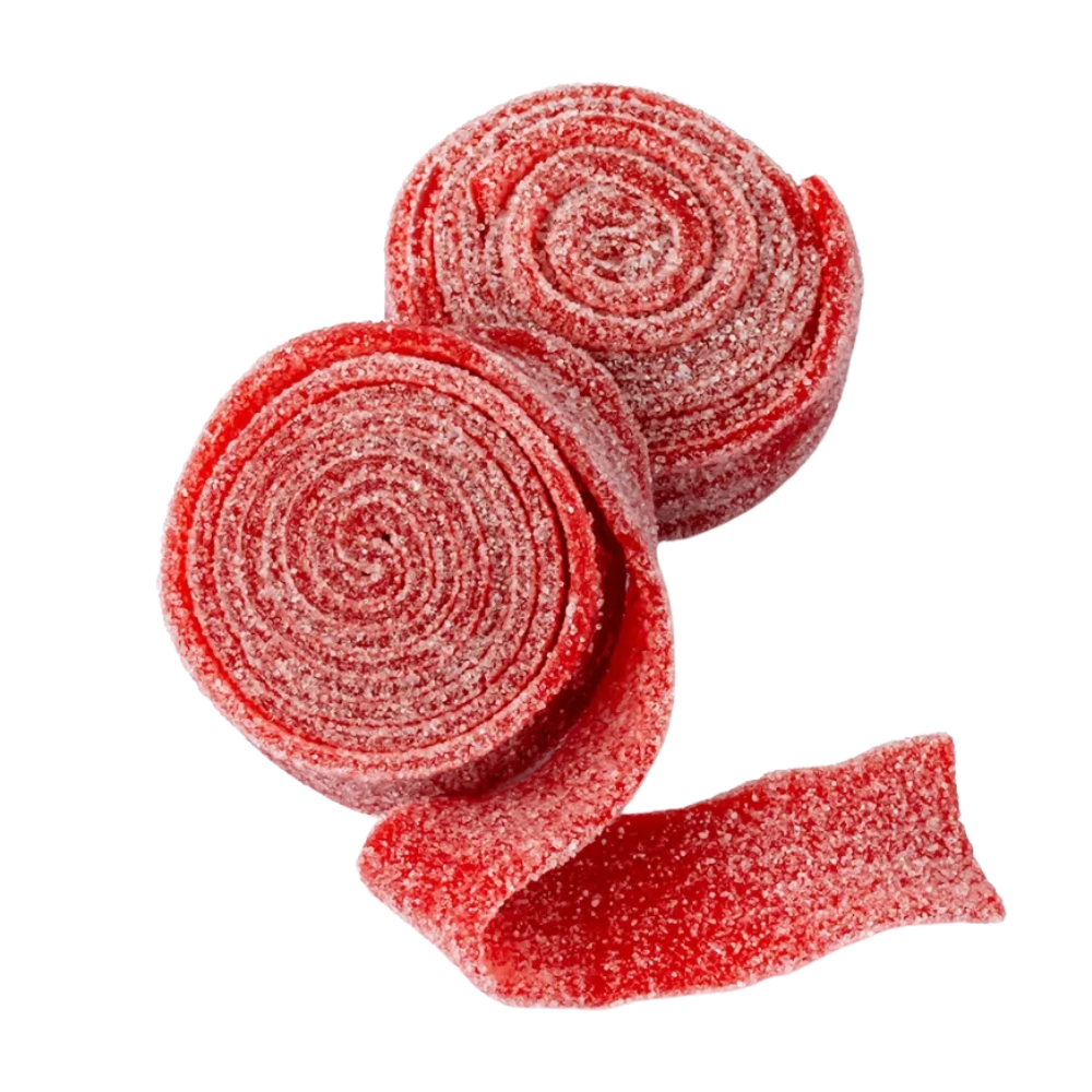 Sour Strawberry Rolls Wholesale Bulk Box By Vidal