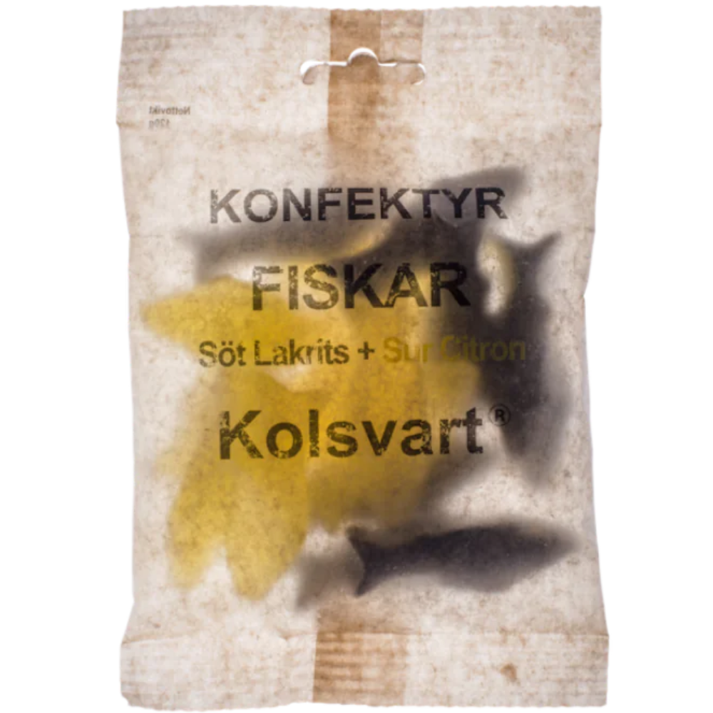 Vegan Licorice And Elderflower Pikes Swedish Fish Bulk Box By Kolsvart