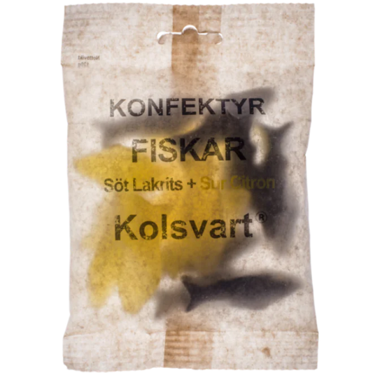 Vegan Licorice And Elderflower Pikes Swedish Fish Bulk Box By Kolsvart