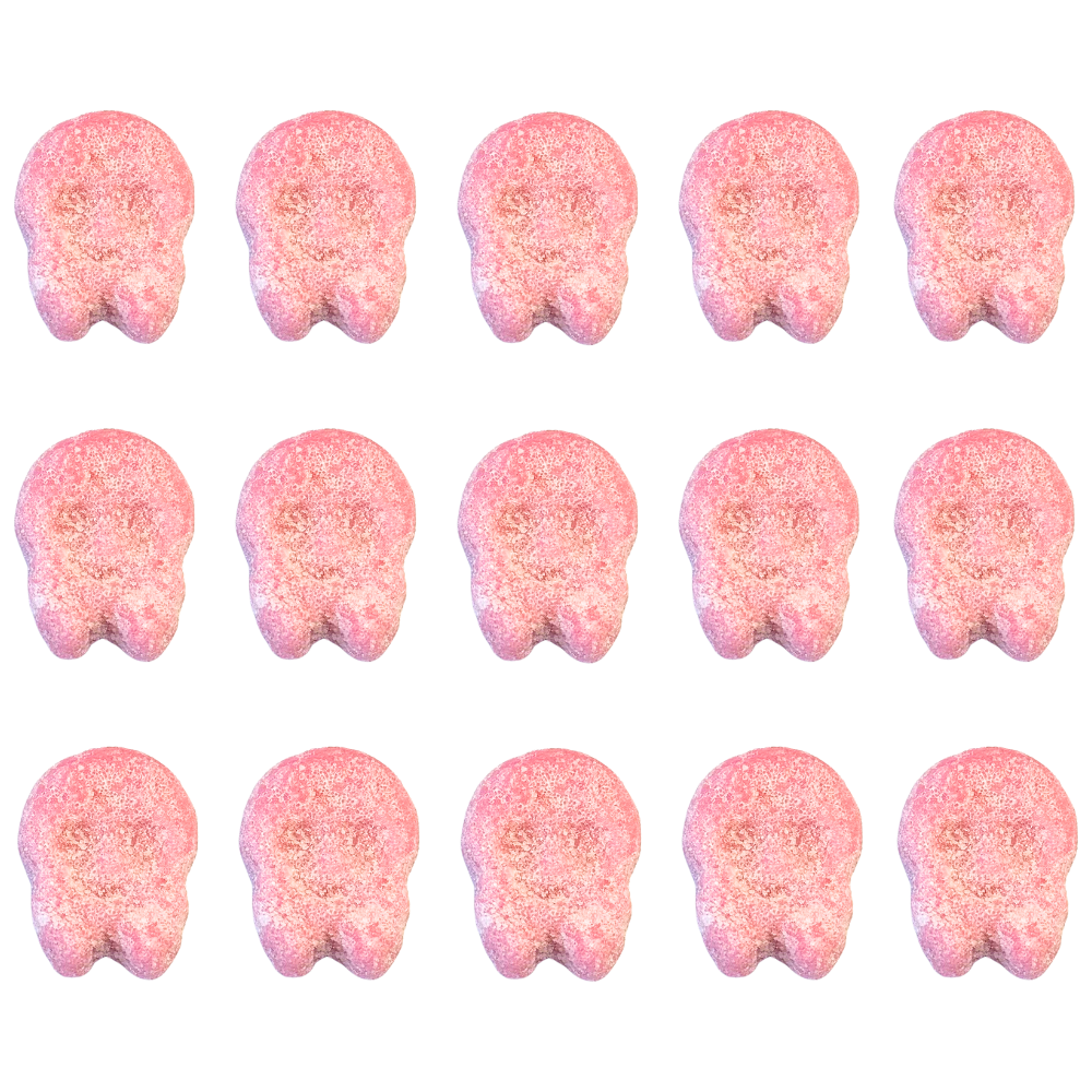 Vegan Mini Sour Raspberry Skulls Pick And Mix Candy Bulk Bag By Swedish Bubs