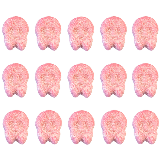 Vegan Mini Sour Raspberry Skulls Pick And Mix Candy Bulk Bag By Swedish Bubs