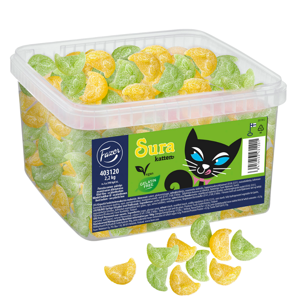 Vegan Sour Kitten Pick And Mix Candy Bulk Box By Fazer