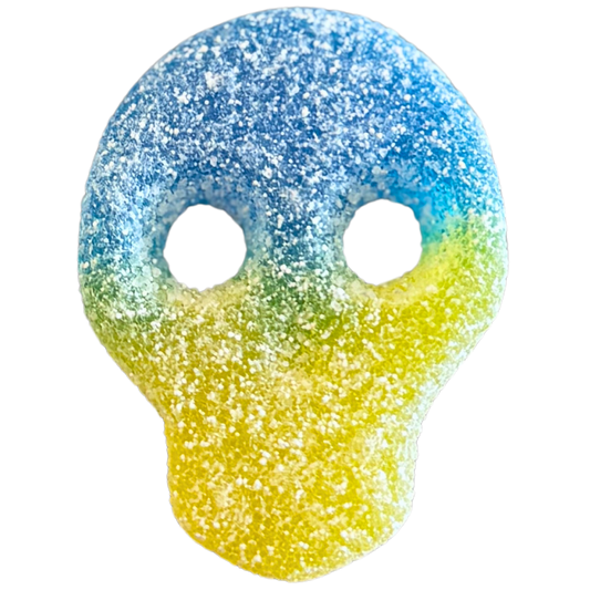 Vegan Veggie Blueberry Lemon Swedish Skulls Wholesale Bulk Bag By Sgab